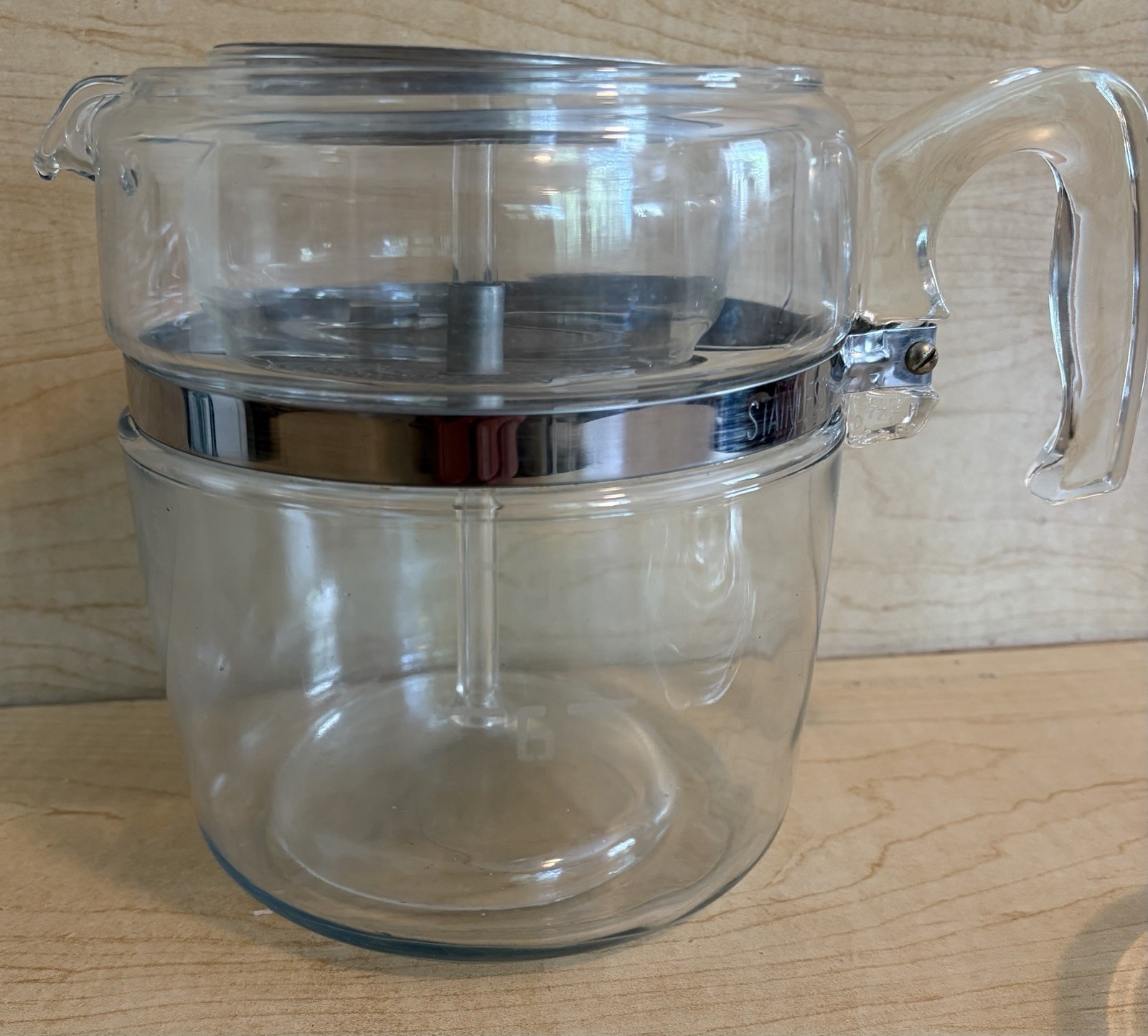VTG PYREX 9 Cup Glass Percolator #7759 COMPLETE EXCELLENT!!!