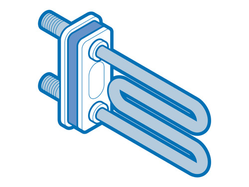 Samsung DA47-00318P 1/2" Heater Metal Sheath, NPT Connection