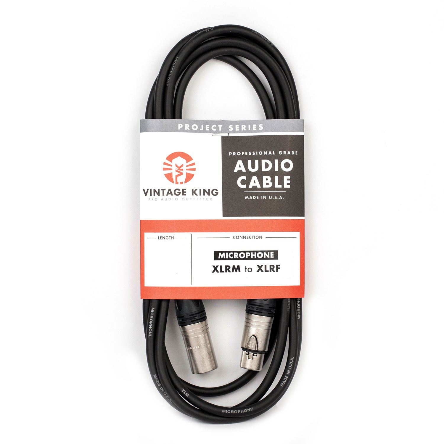 Vintage King Project Series Microphone Cable - 15'