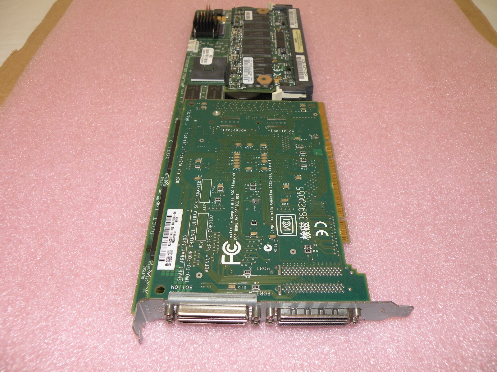 HP 3X-KZPDC-DF SMART ARRAY 5304A U3 LVD/SE SCSI RAID CONTROLLER W/ 256MB CACHE