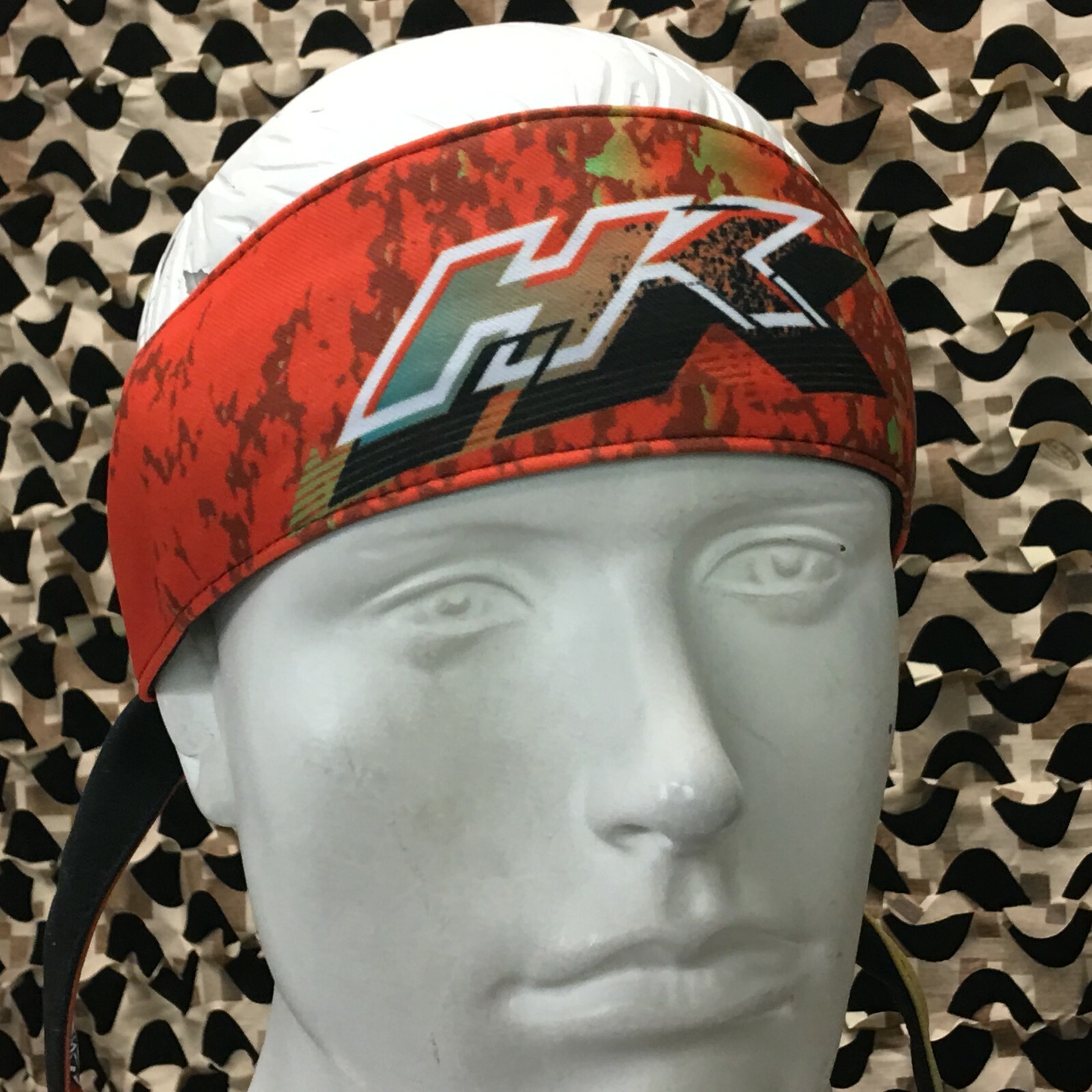 NEW HK Army Headband - Retro Liquid Orange/Lime