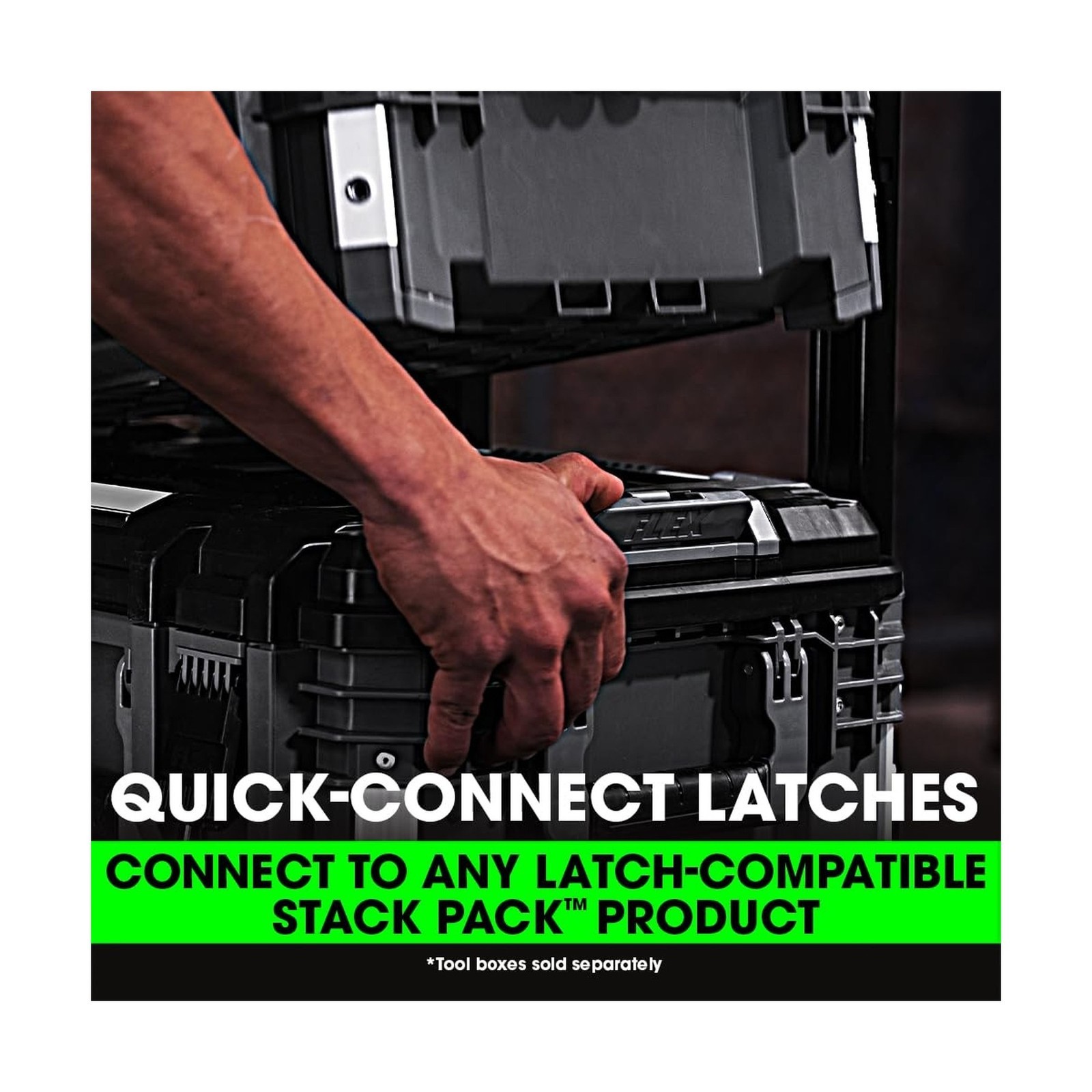 FLEX STACK PACK Storage System 2-Drawer Tool Box - FS1106