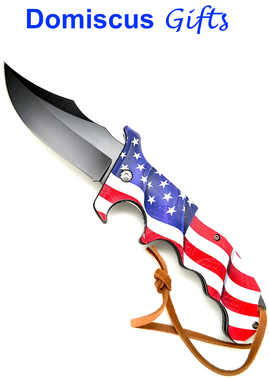 9" NEW FALCON Sure Grip Handle AMERICAN Flag POCKET KNIFE FOLDING Patriot Knives