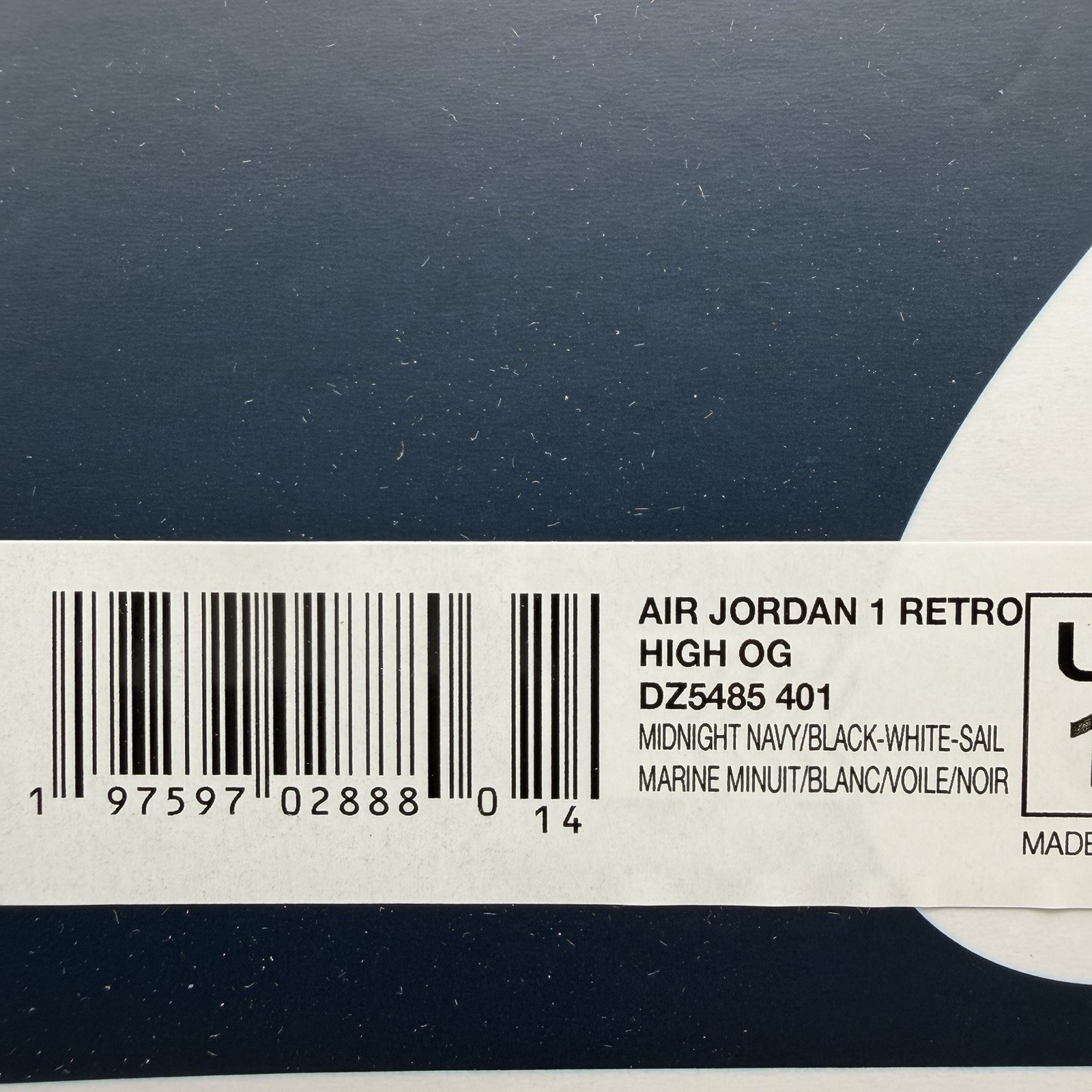 Nike Air Jordan 1 Men's Retro High OG Midnight Navy DZ5485-401 CHOOSE SIZE