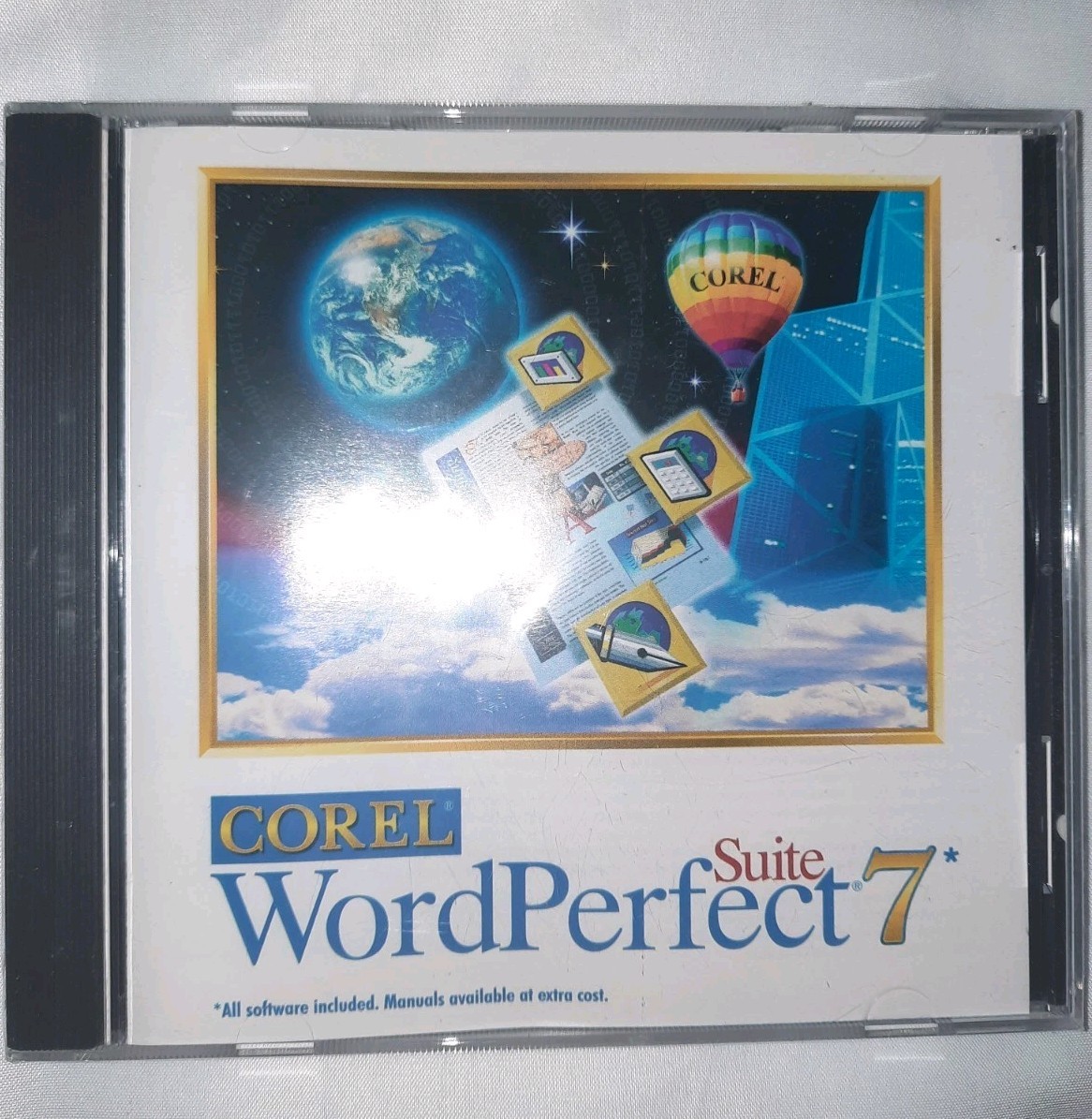 Corel WordPerfect Suite 7 For Windows 2x PC Computer Program Software NEW 1996