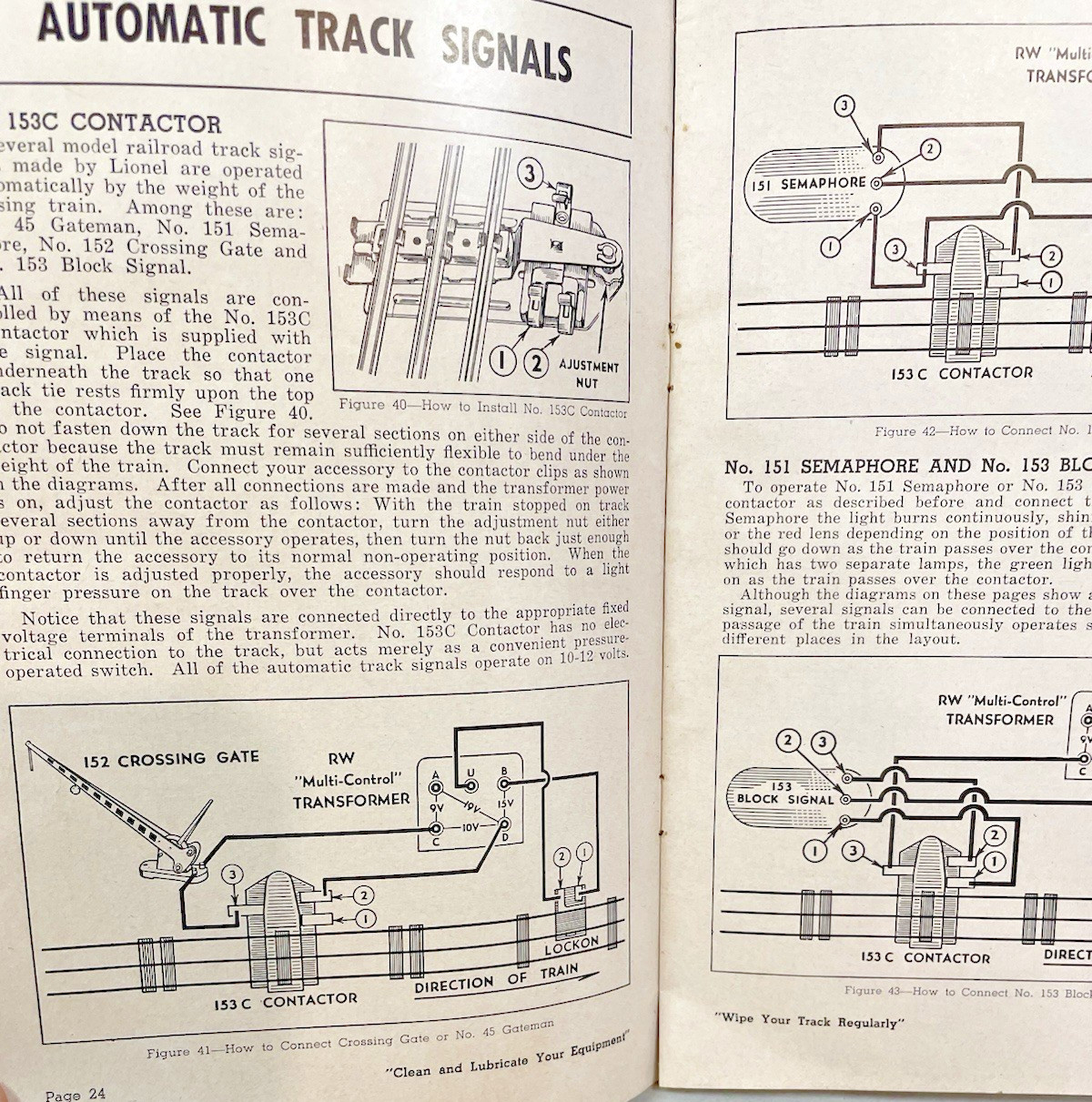 1949 LIONEL TRAINS, INBTRUCTIONS FOR ASSEMBLING AND OPERATING, 56p, PB
