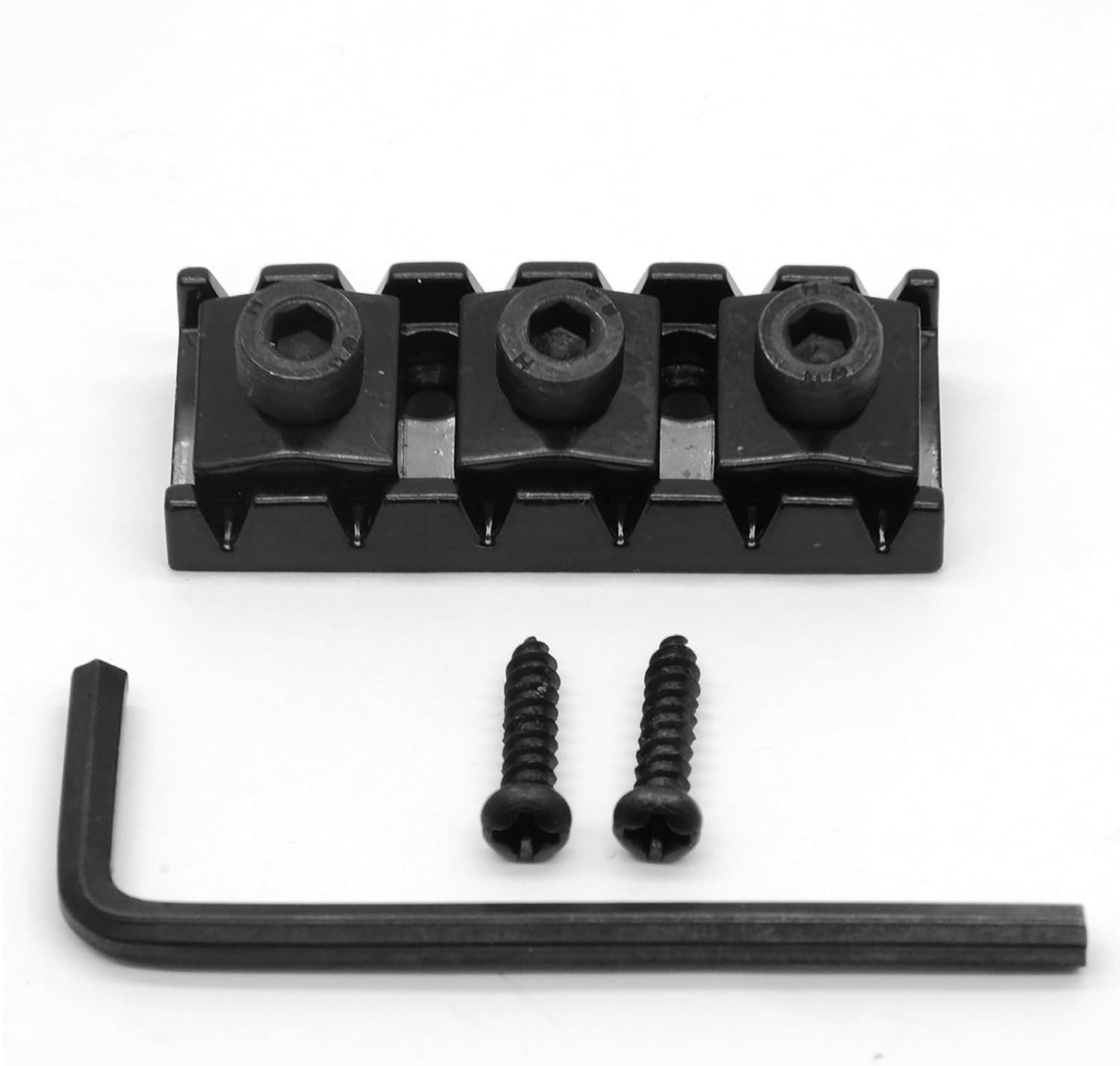 42mm Guitar Metal Locking Nut String Lock for Floyd Rose Style Electric Black