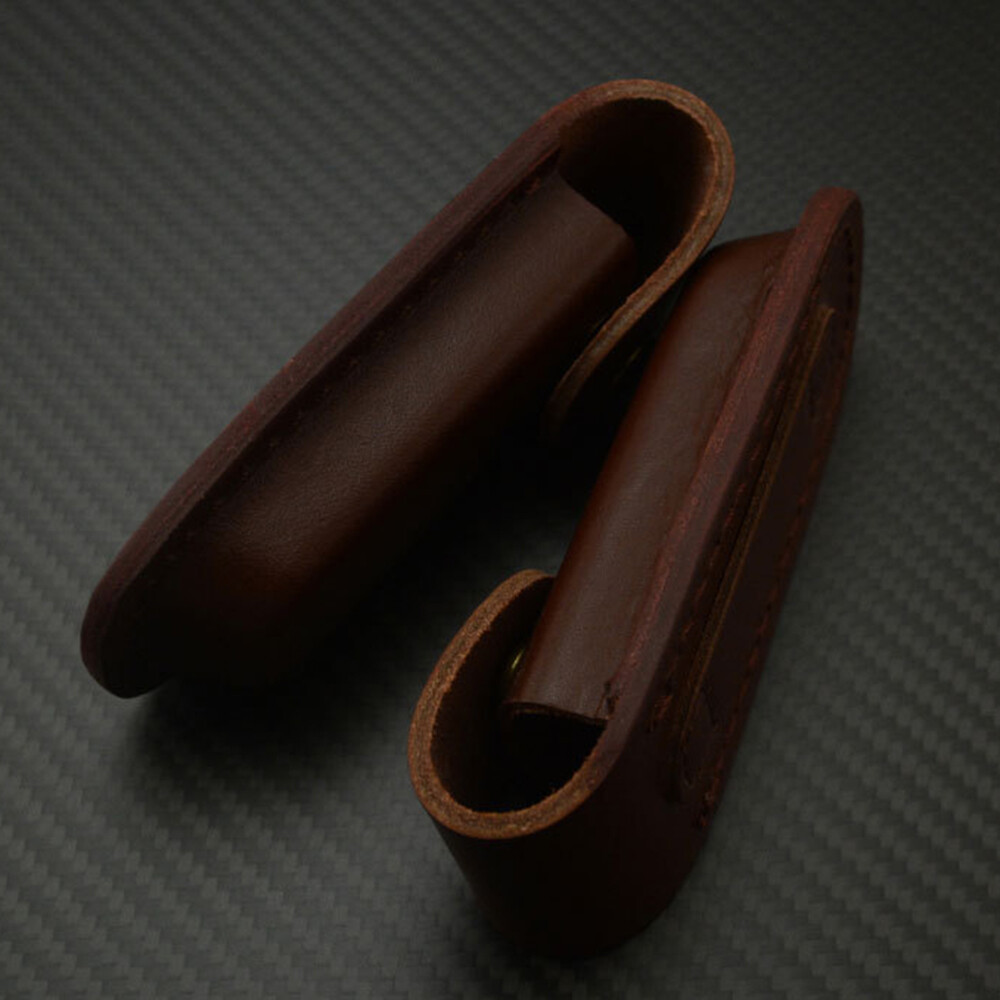 Leather Knife Sheath Folding Pocket Pouch Holster For 5/4.75" Folding Multi-Tool