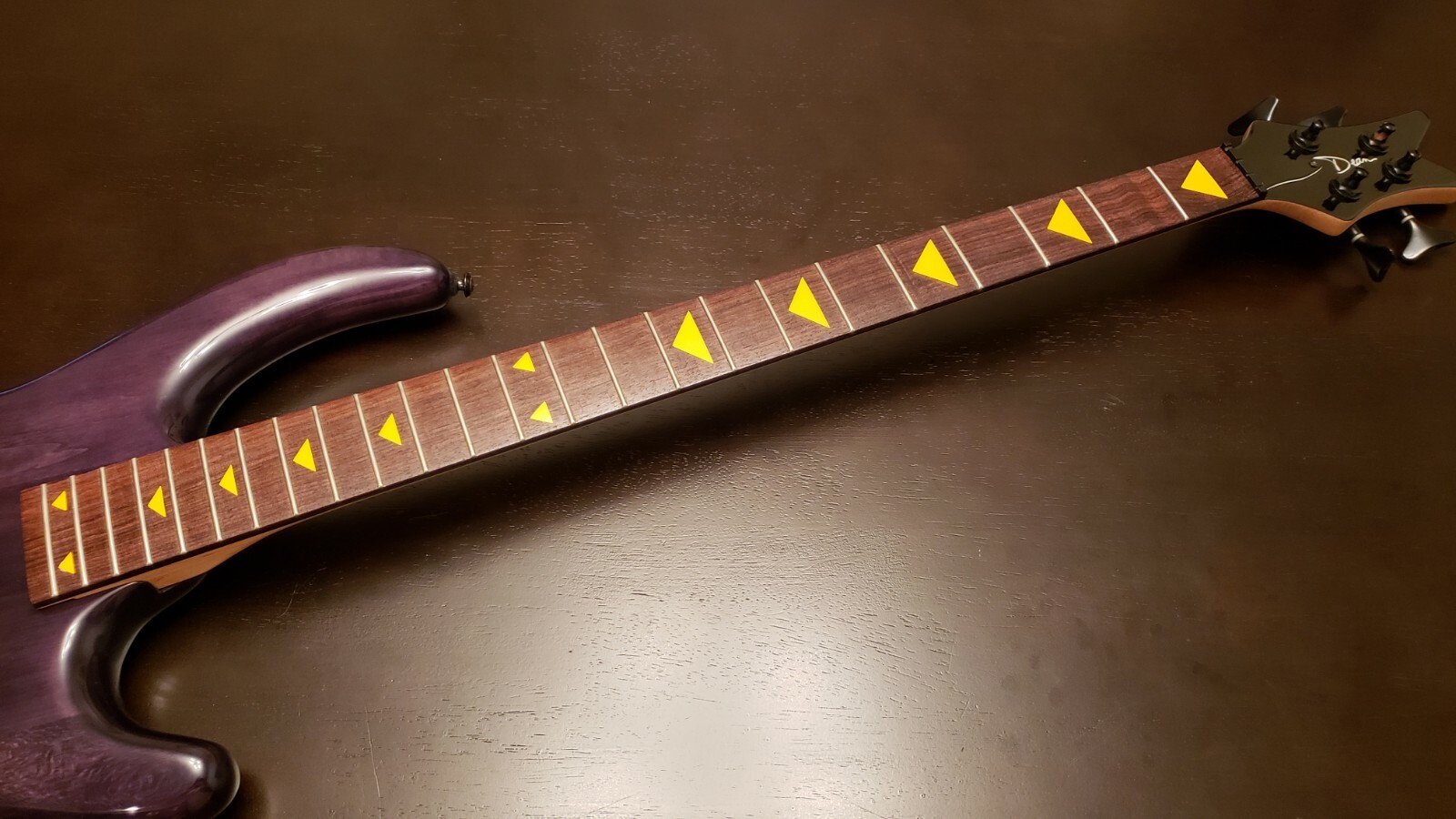 Triangles Design #1 Bass Guitar Fretboard Markers Vinyl Decals Inlays 30 Colors!