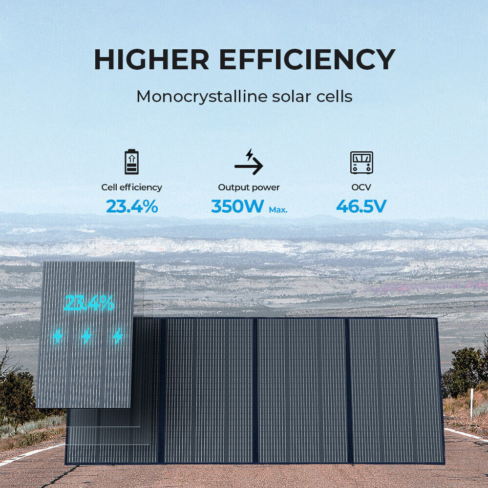 BLUETTI 350W Solar Panel Foldable Portable Durable Splash-Proof
