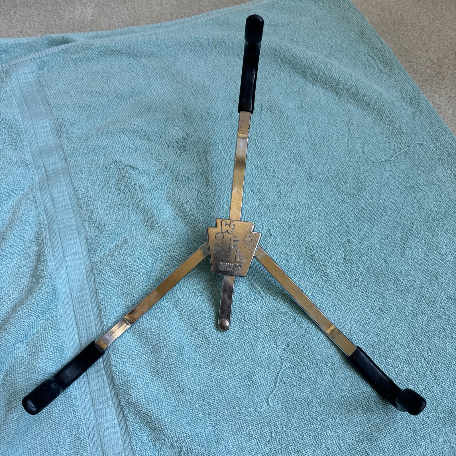 Vintage 50s 60s WFL Ludwig Snare Drum Stand Basket Piece - Chicago USA