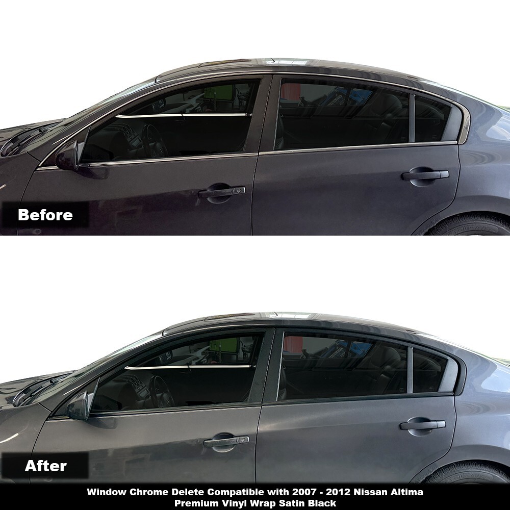 Crux Moto Window Chrome Delete for 2007 – 2012 Nissan