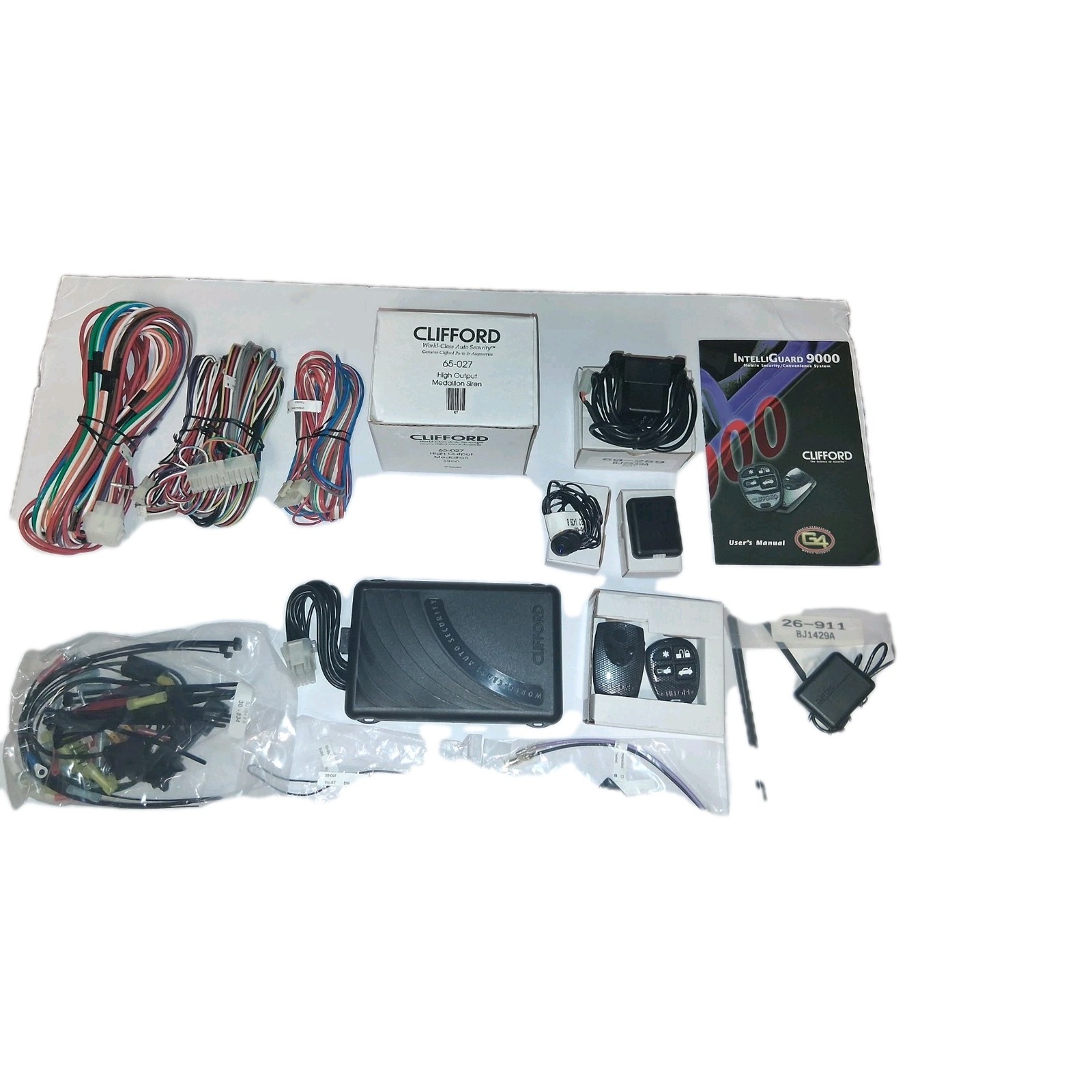CLIFFORD INTELLIGUARD 9000 G4 SECURITY SYSTEM