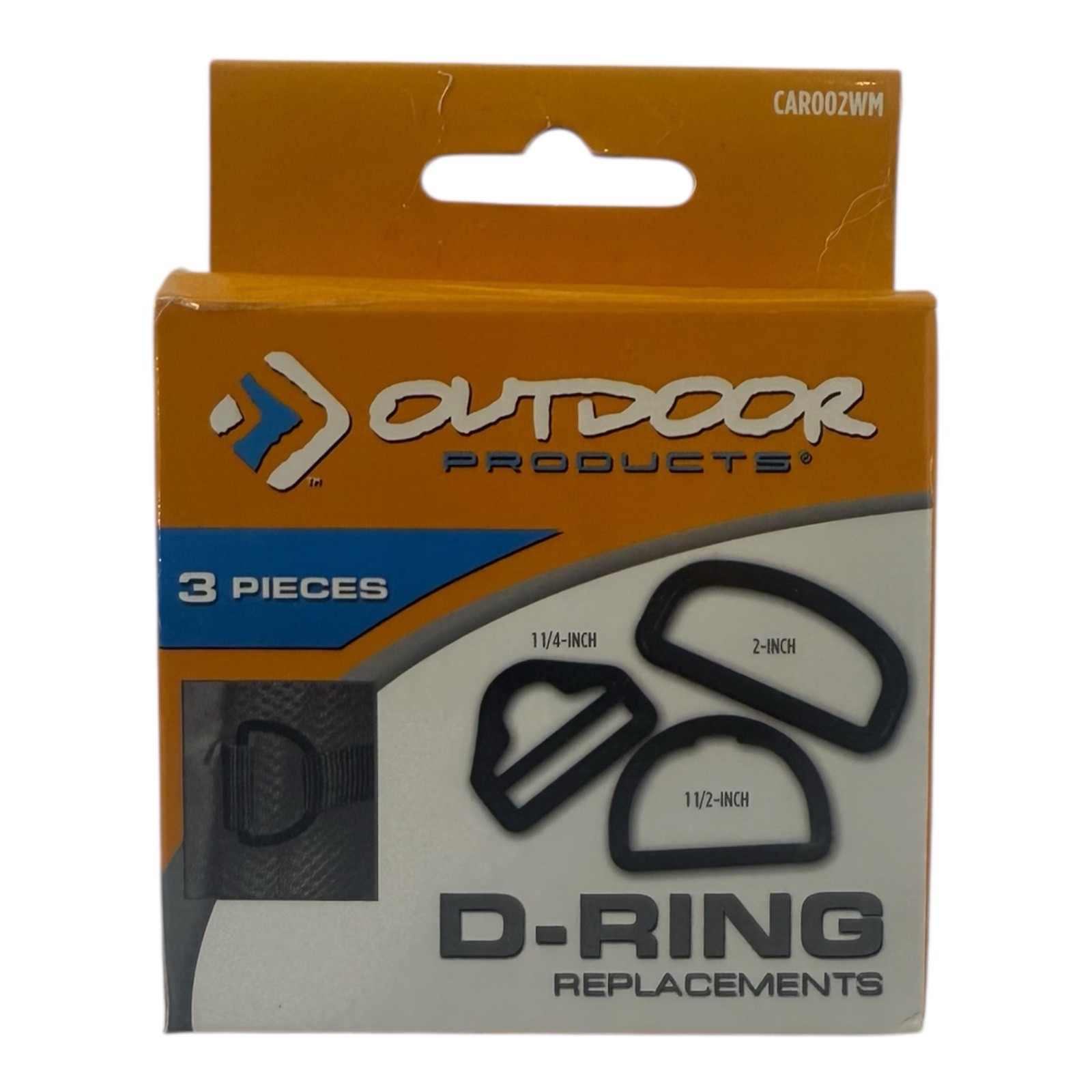 Outdoor Products D-Ring Replacements 3 Pieces CAR002WM-000
