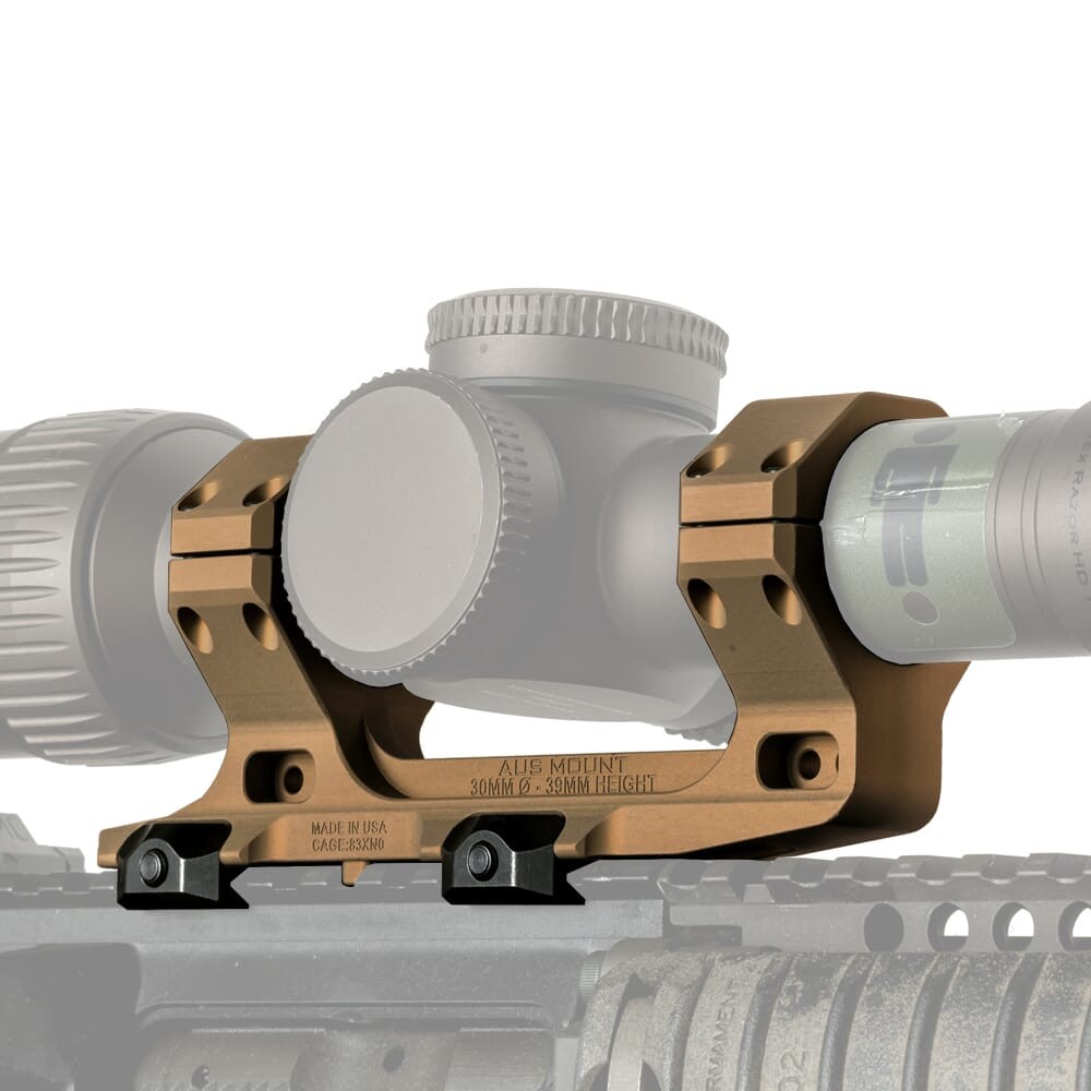 Reptilia AUS 30mm 1.54" FDE Anodized Scope Mount 100-122: NEW, Free Shipping