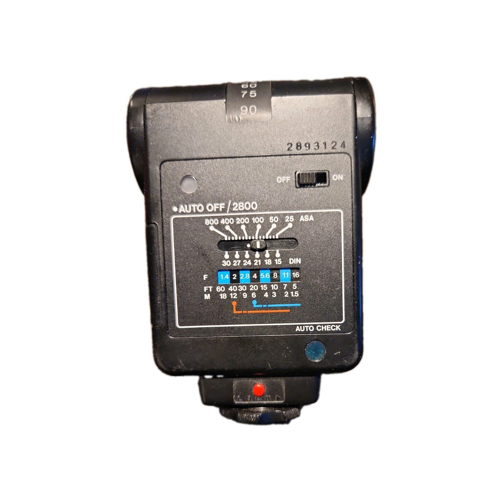 Vivitar Auto Thyristor 2800 Flash Shoe Mount For Camera - Tested