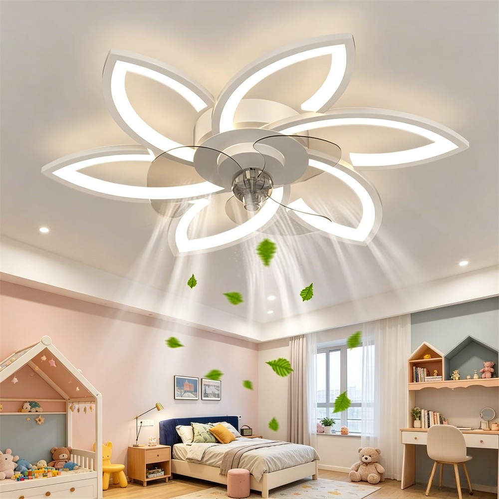 Modern Flower Creativity Ceiling Light with Remote Control and App Control