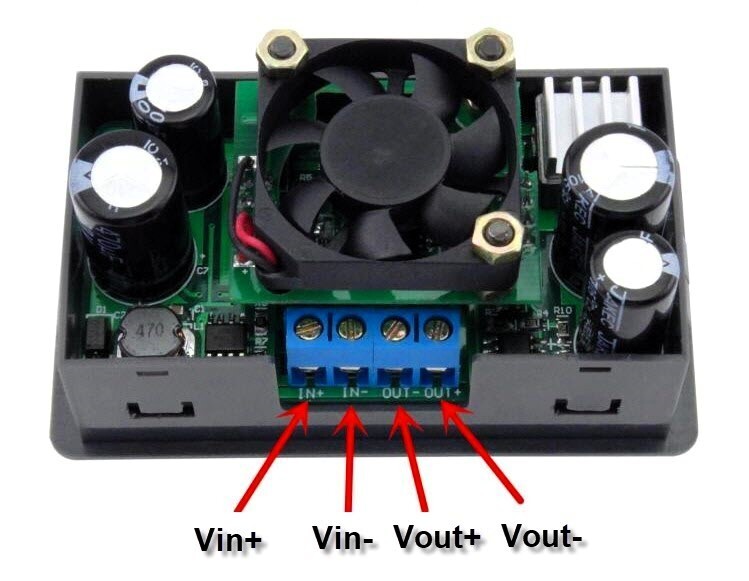 50V 2A Buck/Boost Constant Voltage/Current Regulated Power Supply Module USA