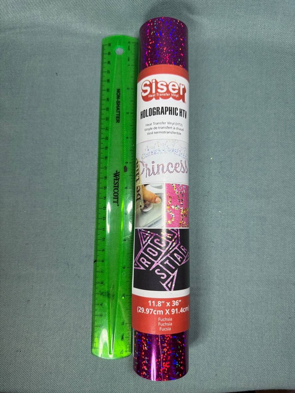 Siser Holographic HTV Heat Transfer Vinyl Fuchsia