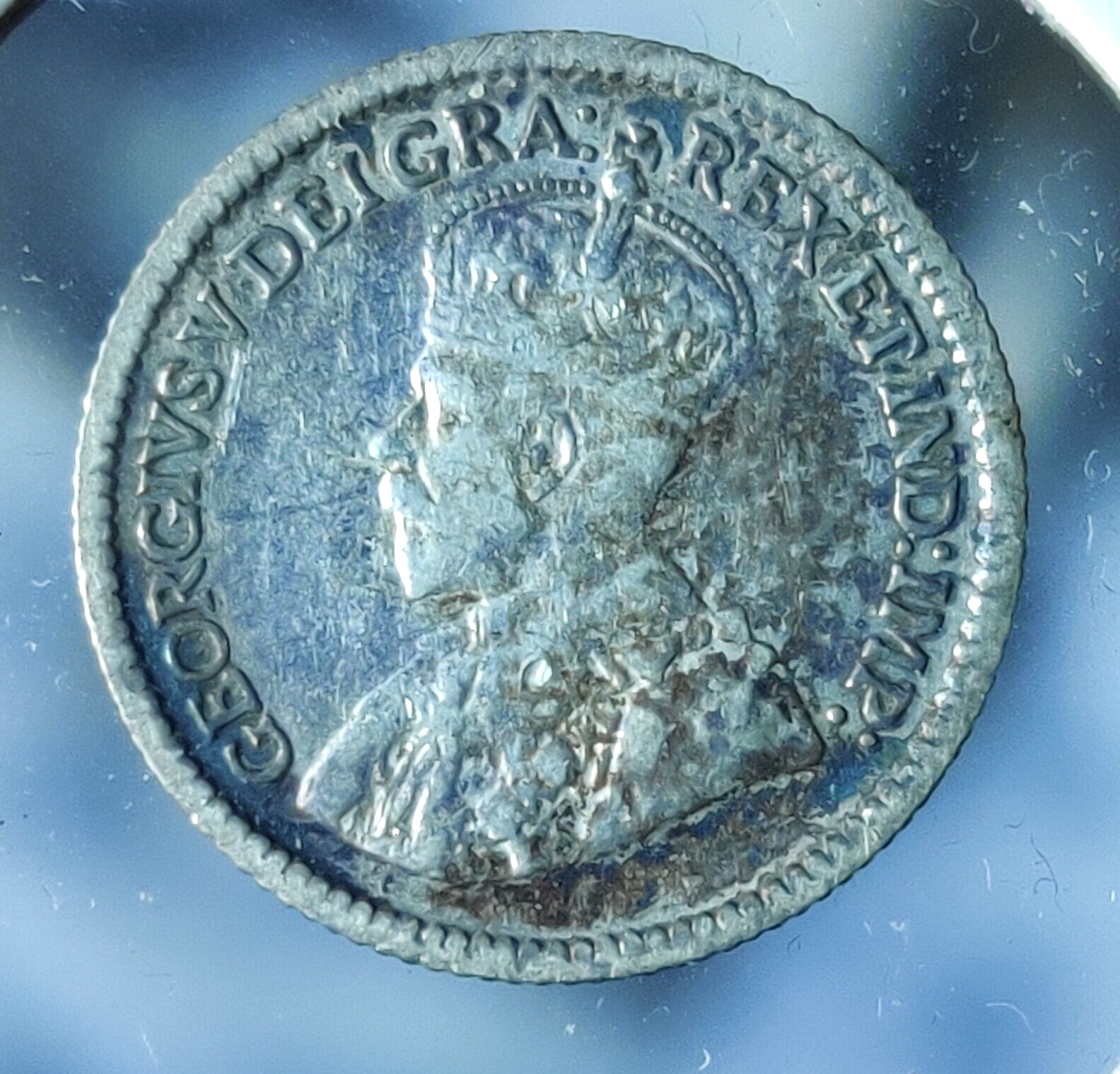 CANADA 5 Cents Silver 1914 George V