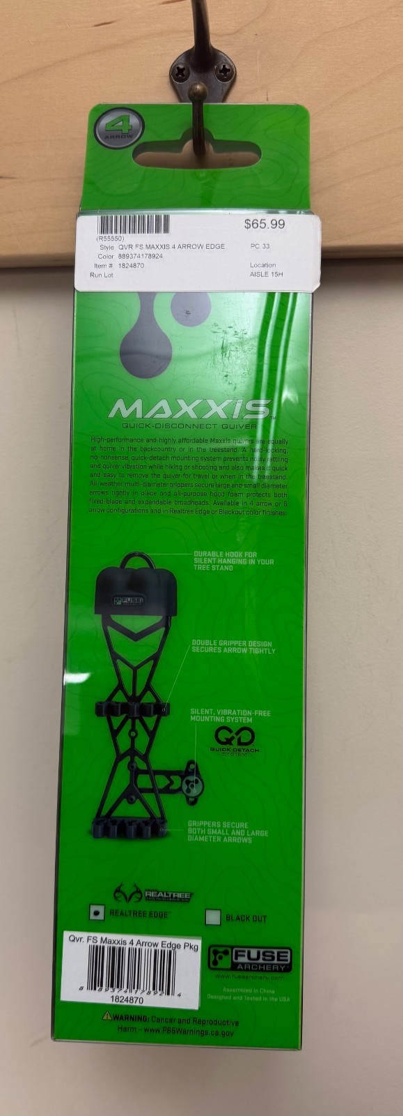 Fuse Maxxis Quiver 4-Arrow Edge 1824870