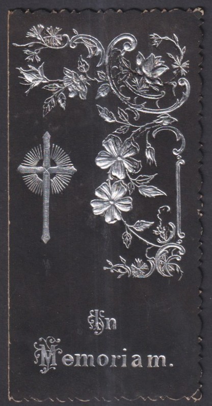 Holy card antique de la Cruz estampa santino image pieuse
