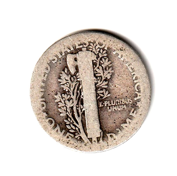 1920 S Mercury Dime ag