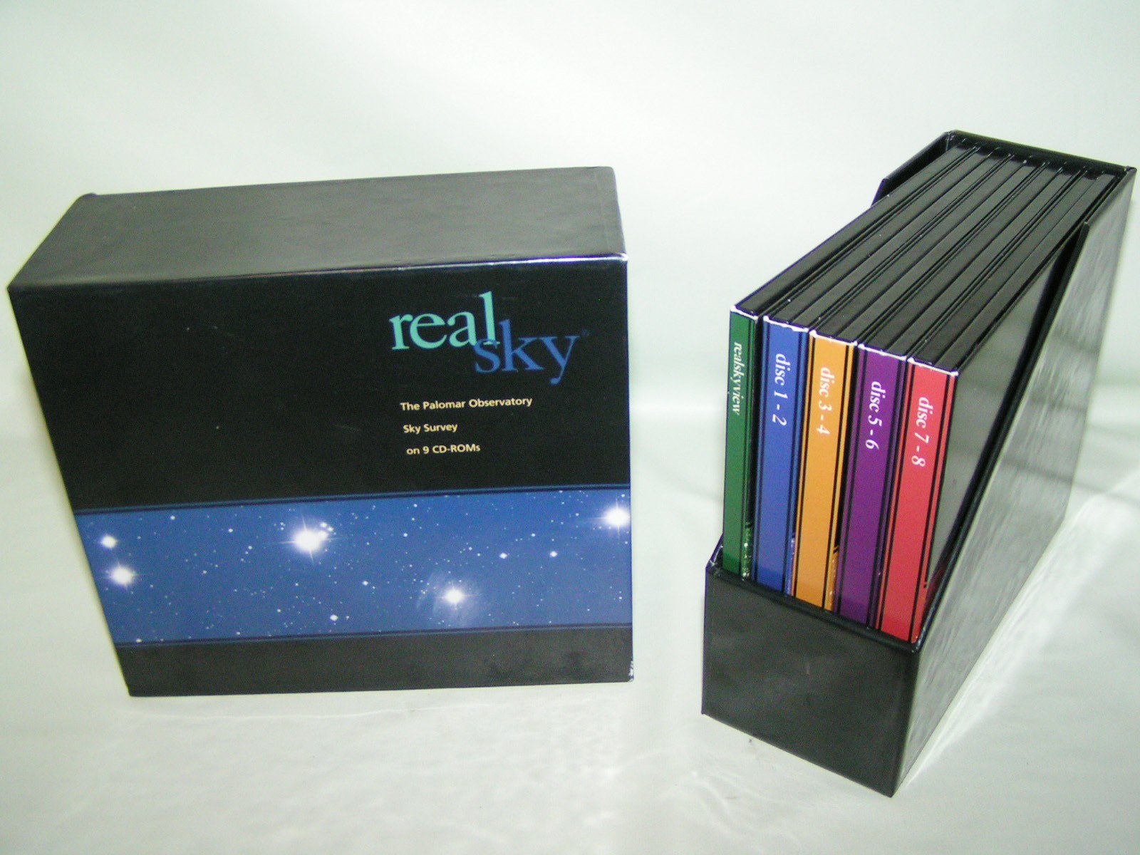 REAL SKY Palomar Observatory Northern Sky Survey on 9 CD-ROMs Astronomy NICE!!