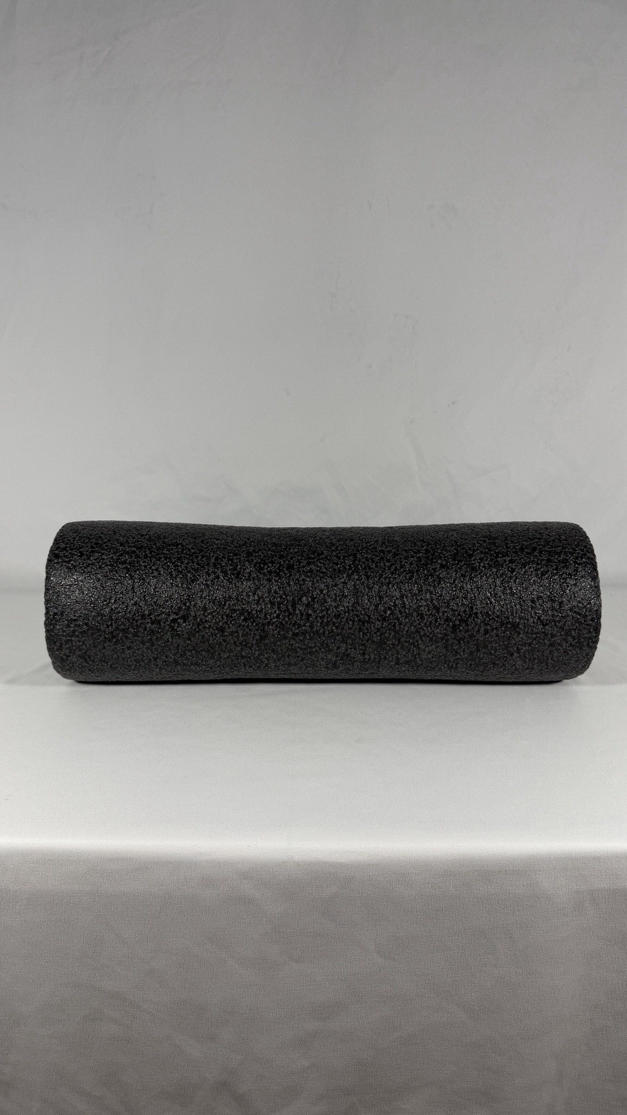Round Foam Roller - Black, 24 Inches