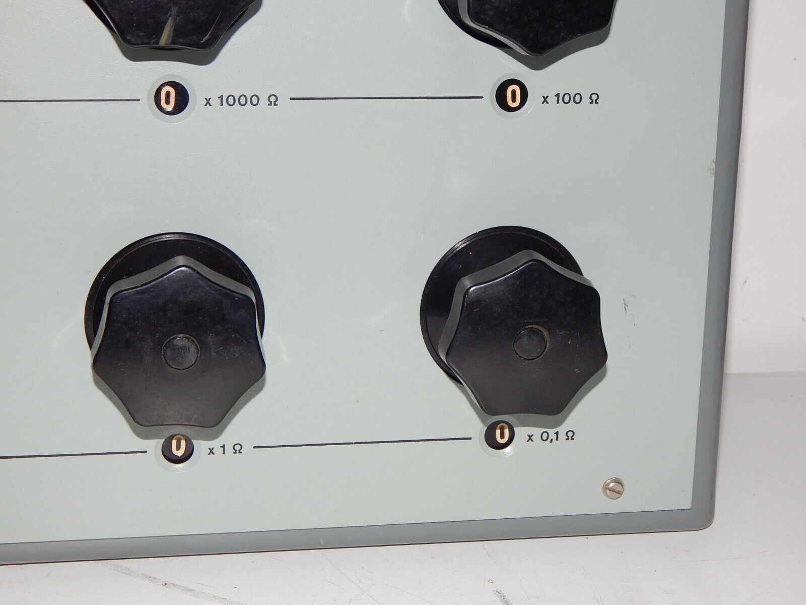 Measuring device precision crank resistance Type II VEB resistance box...