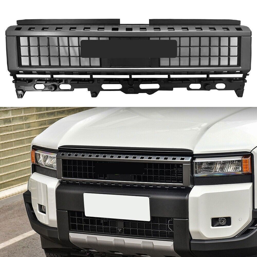 Front Grill Bumper Mesh Grille Vent Trim For Land Cruiser 250 Prado J250 2024+