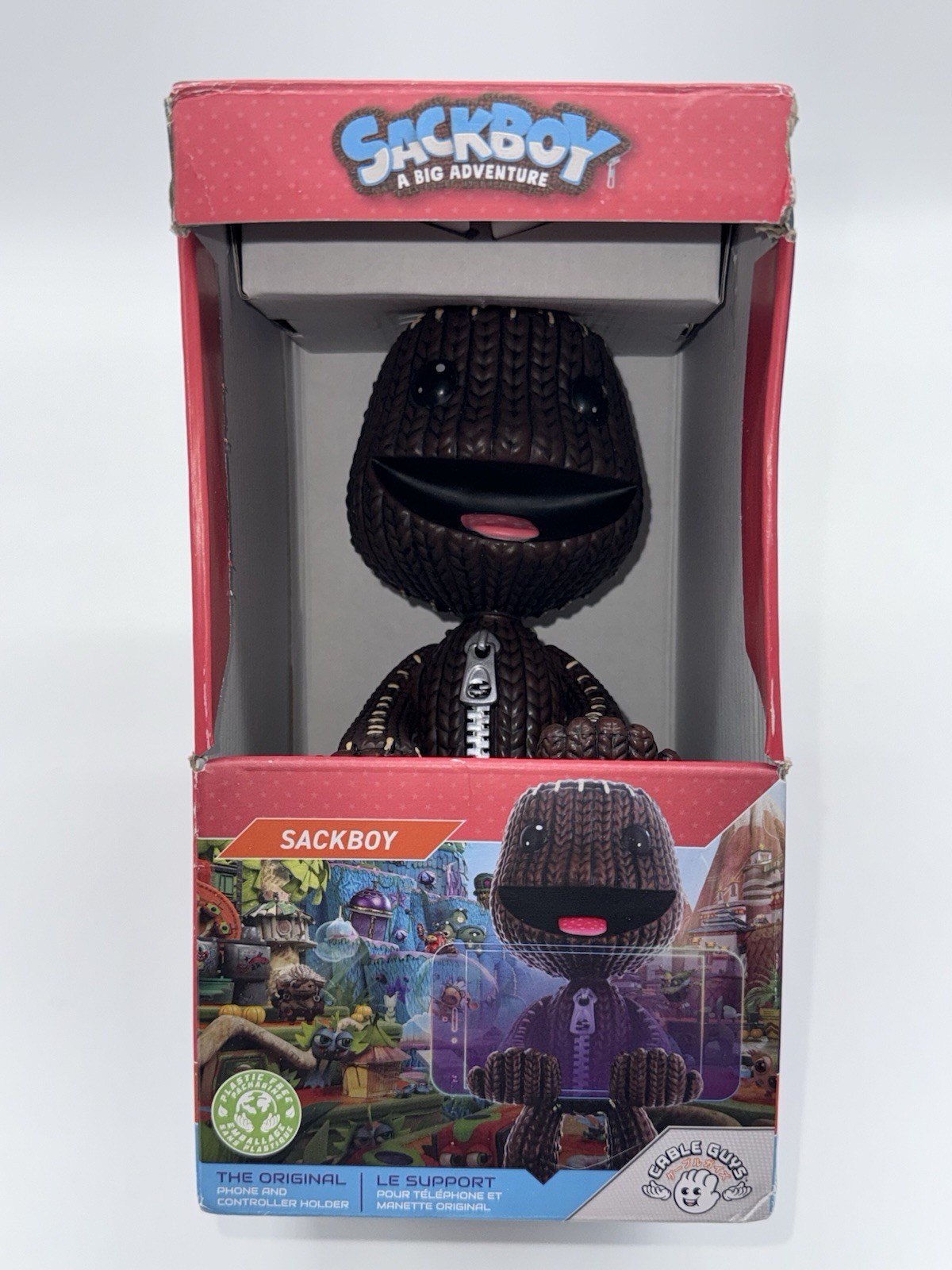 Cable Guys Sackboy Gaming Controller / Phone Holder - 8.5” Tall