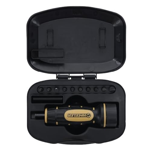 Manual Torque Wrench for Firearms - Inch/Pounds, Bits & Case for Scope Mounting