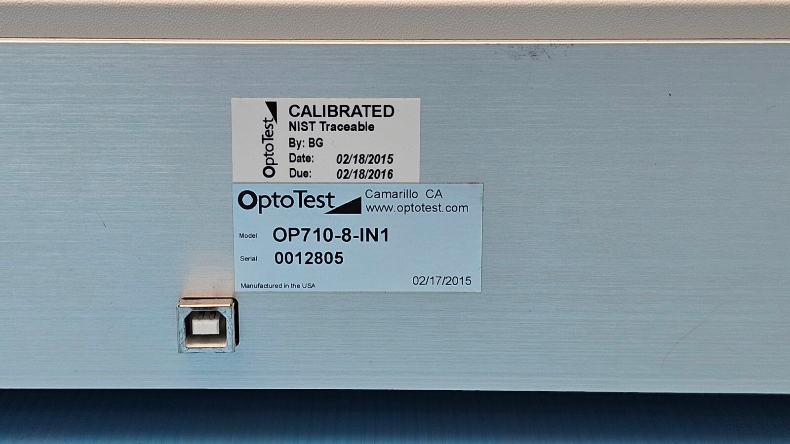 OptoTest OP710 Multi-Channel Optical Power Meter OP710-8-IN1