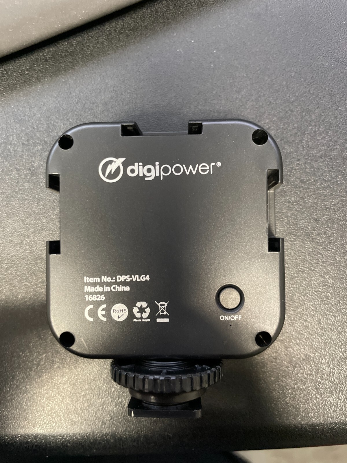 Digipower LED rechargeable Light for Universal Camera, video with mini tripod