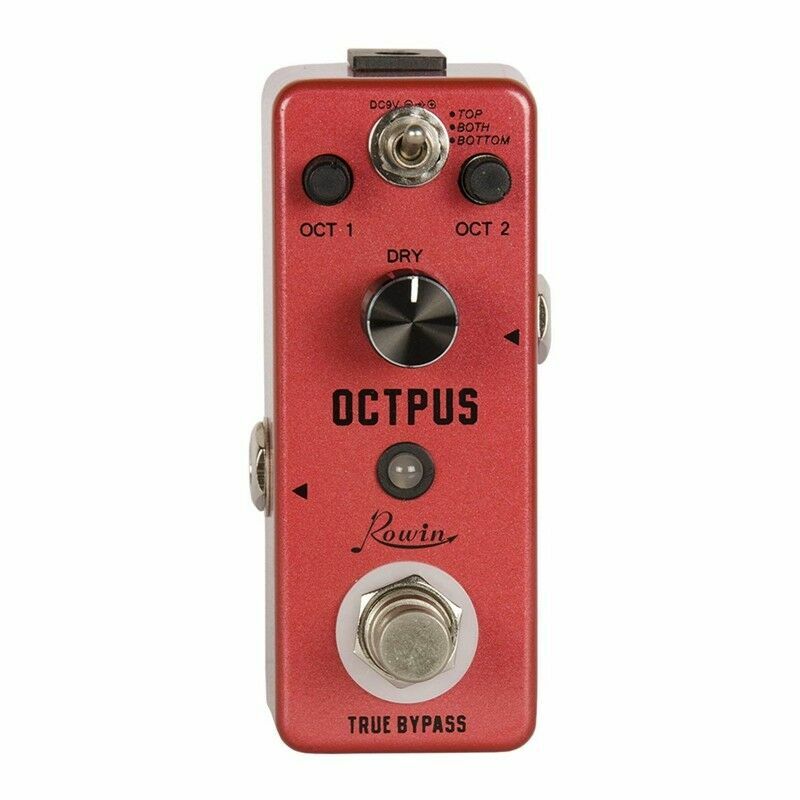 Rowin Octpus Octaver LEF-3806 Digital Micro Guitar Effect Pedal New