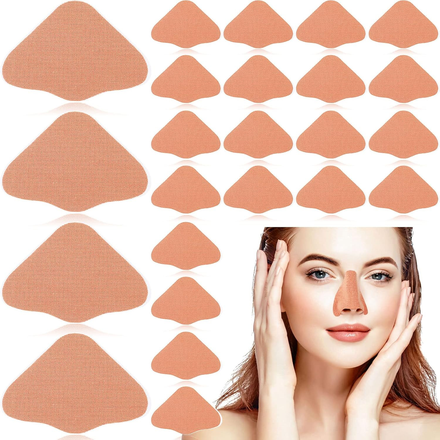 24 Set Sun Protection Nose Cover UV Guard Patch Tanning Shield Sports Reusable