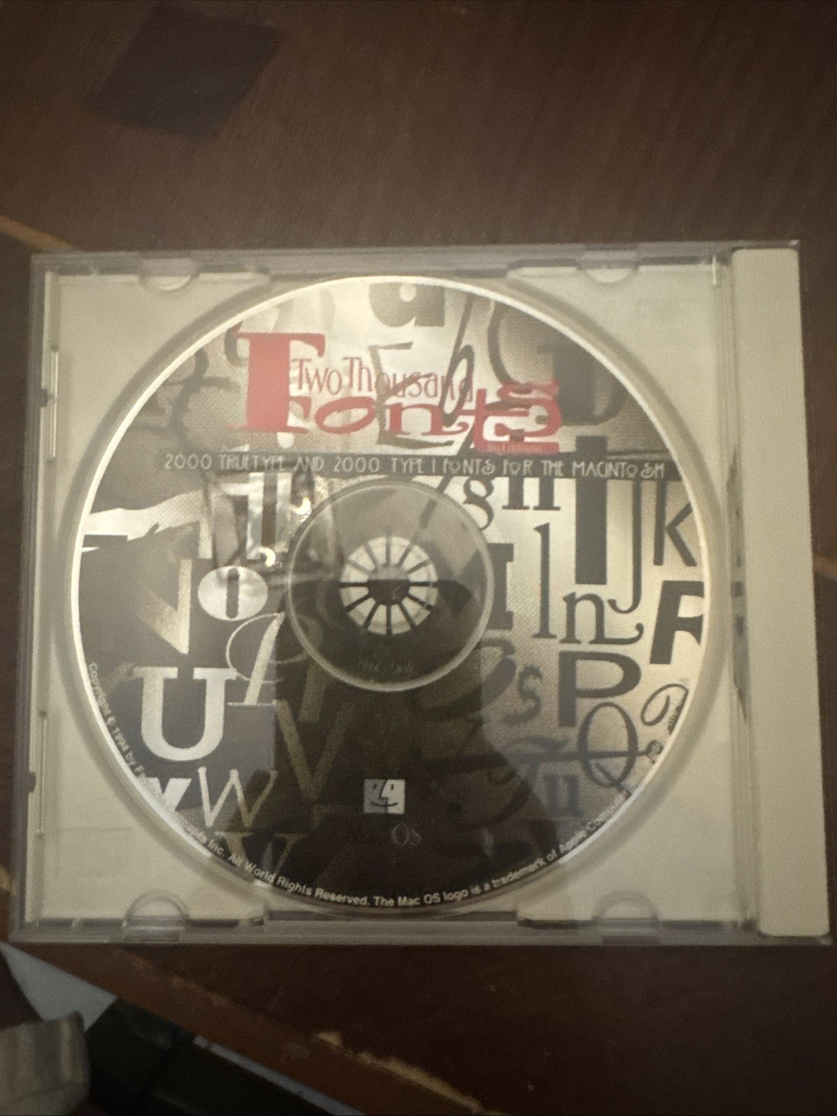 Two Thousand Fonts Fantazia Concepts 1994 PC CD-ROM (DISC ONLY) VINTAGE!