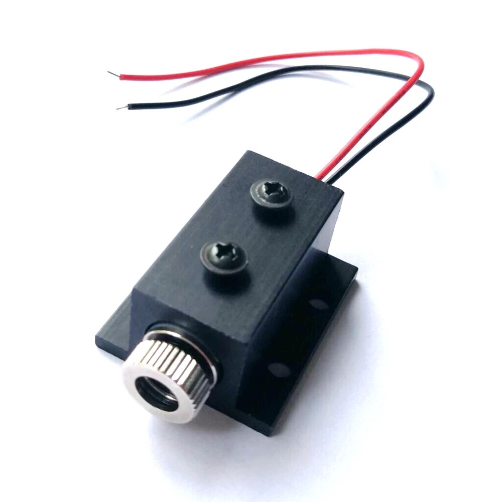 Focusable 30mW 980nm Infrared IR Laser Module w Dot Lens Head 12mm Heatsink
