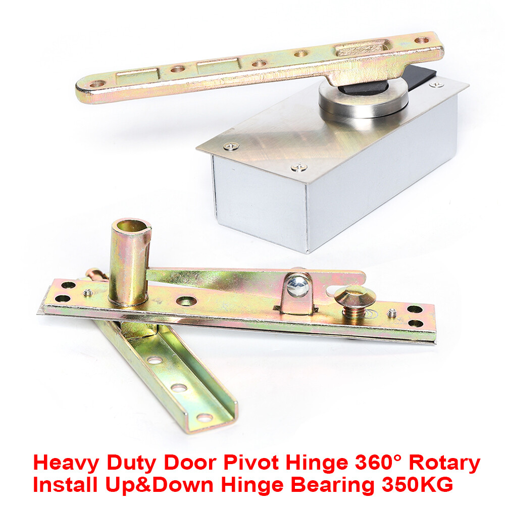 Heavy Duty Door Pivot Hinge,360° Rotary Install Up&Down Hinge Bearing