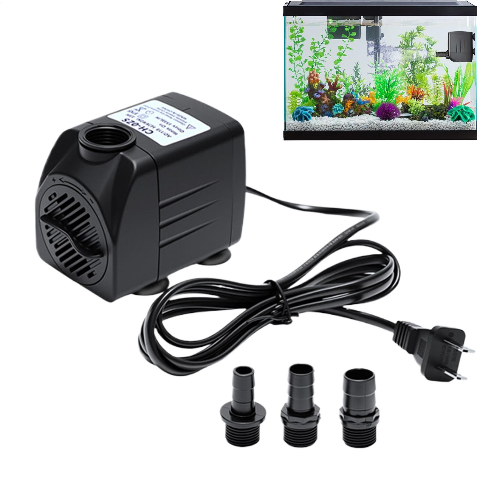 Water Pump Aquarium 25W 400 Gallons Fountain Fish Tank Sump Pond Water Feature