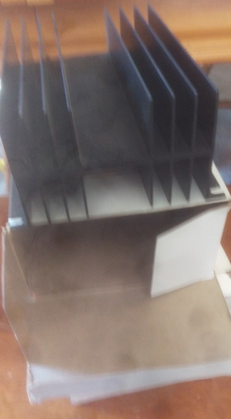 NEW EG&G EG Heat Sink Heatsink  LOT of 3   model#- 423-1   5.5" x 3-7/8" x 2.5"