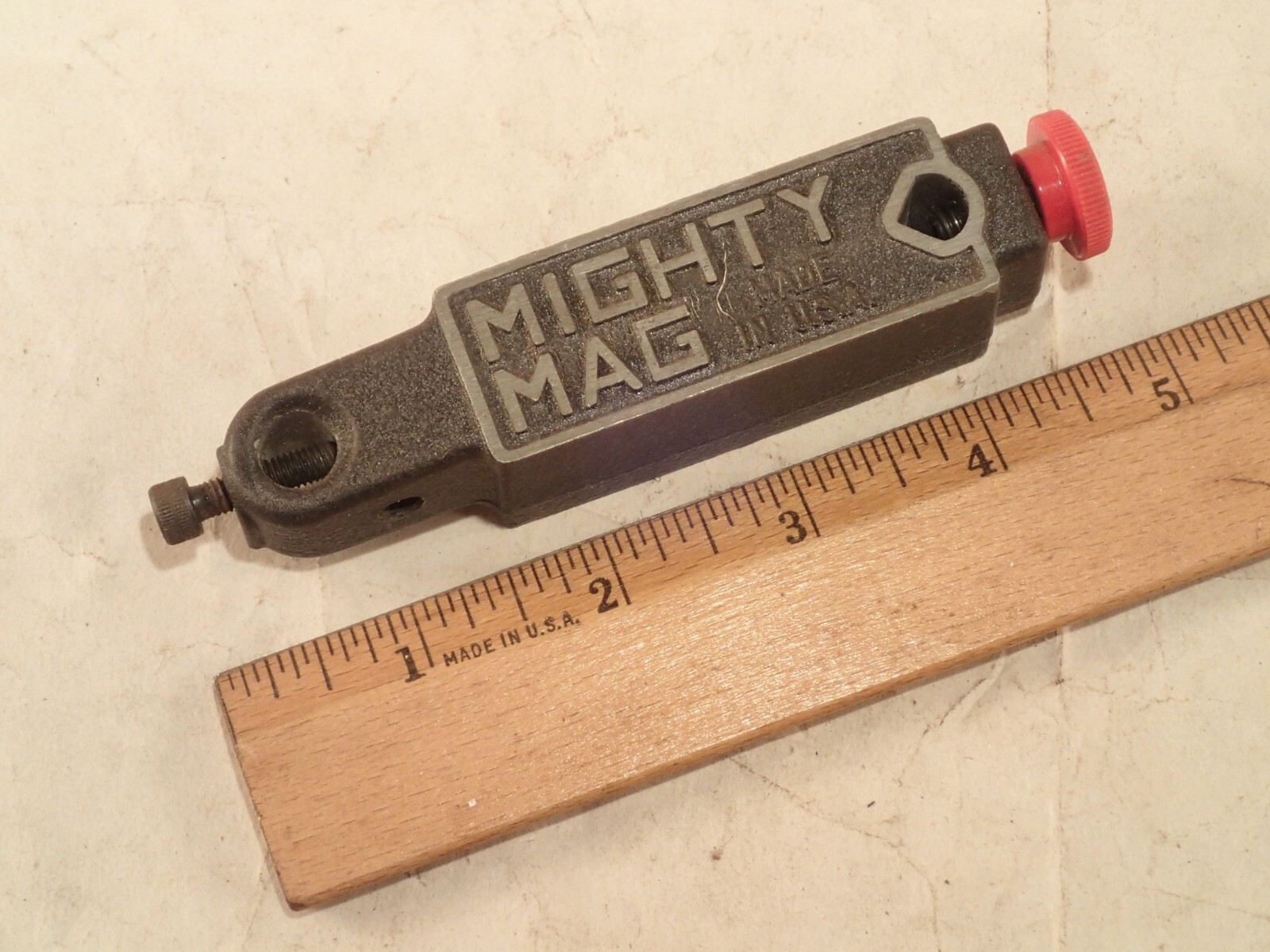 ONE Mighty Mag 400-1 Universal Magnetic Base Test/Dial Indicator Holder USA