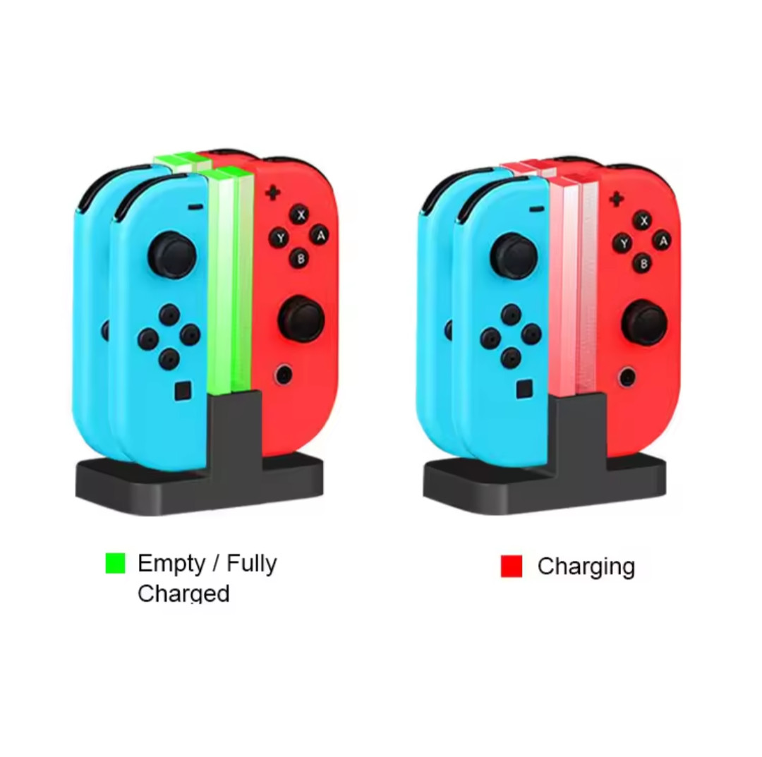 Switch Controller Charger Nintendo Joy-Con Charging Dock LED Indicator