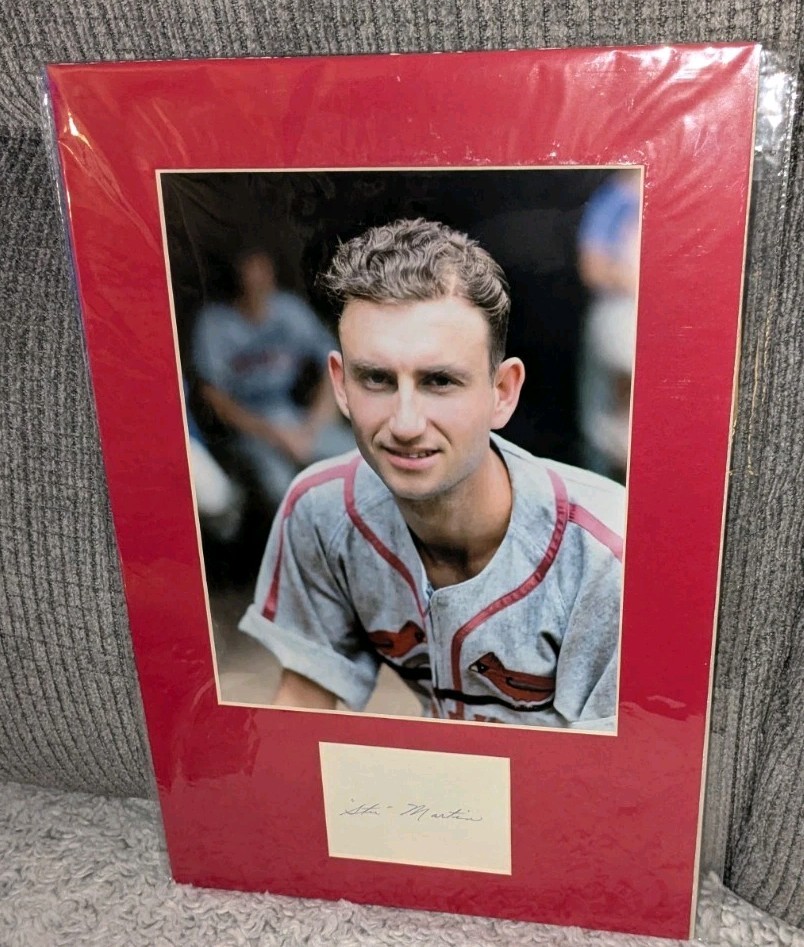 Stu Miller St. Louis Cardinals Signed Cut Matted 8x10 Color Photo W/Our COA