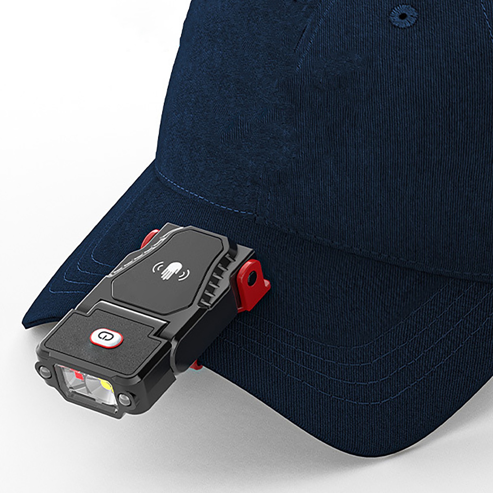 Waterproof Lightweight Type-C Rechargeable Induction Clip On Cap LED-Headlamp