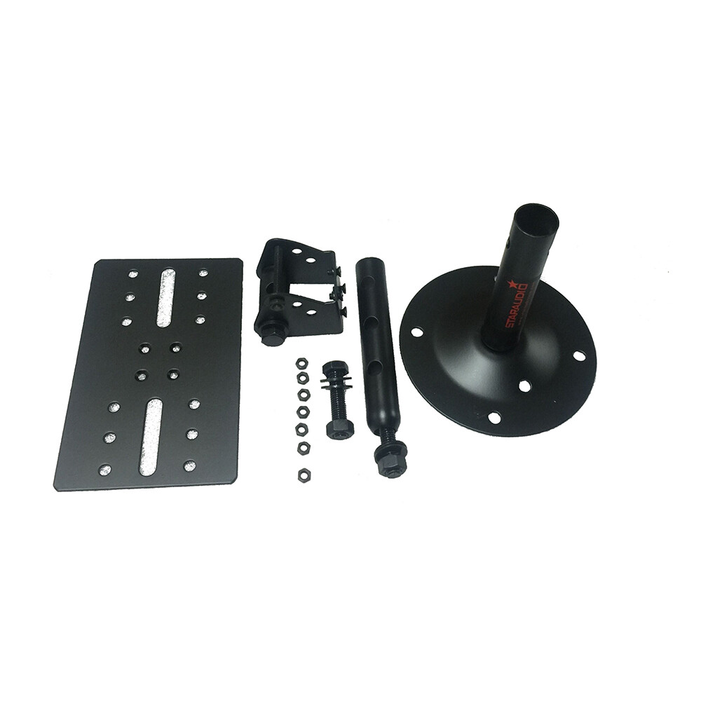 2Pcs Universal Universal Ceiling Mount Speaker Brackets Safe Distance Adjustment