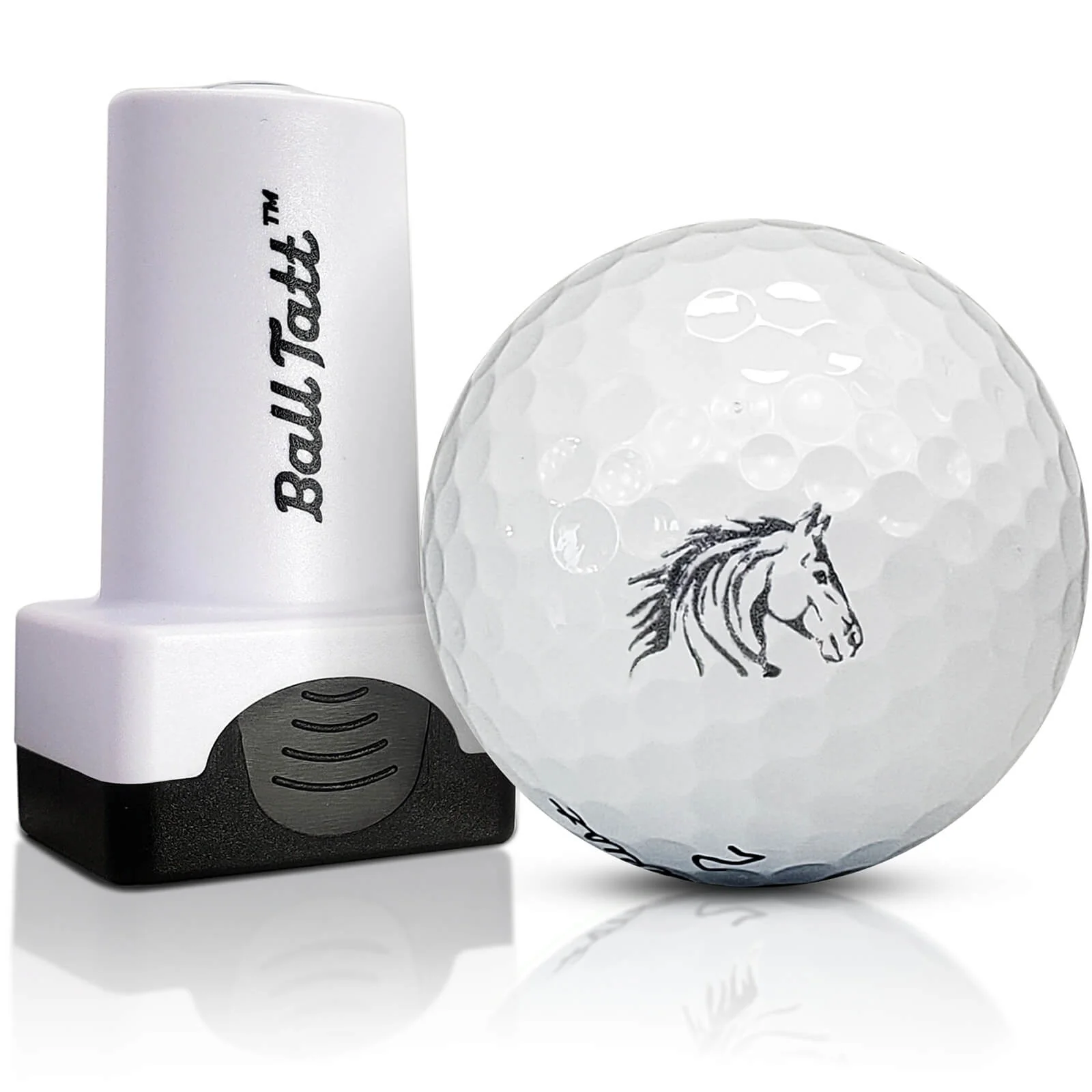 Ball Tatt - Horse Golf Ball Stamp Marker Quick-Dry Self-Inking Ball Stamper