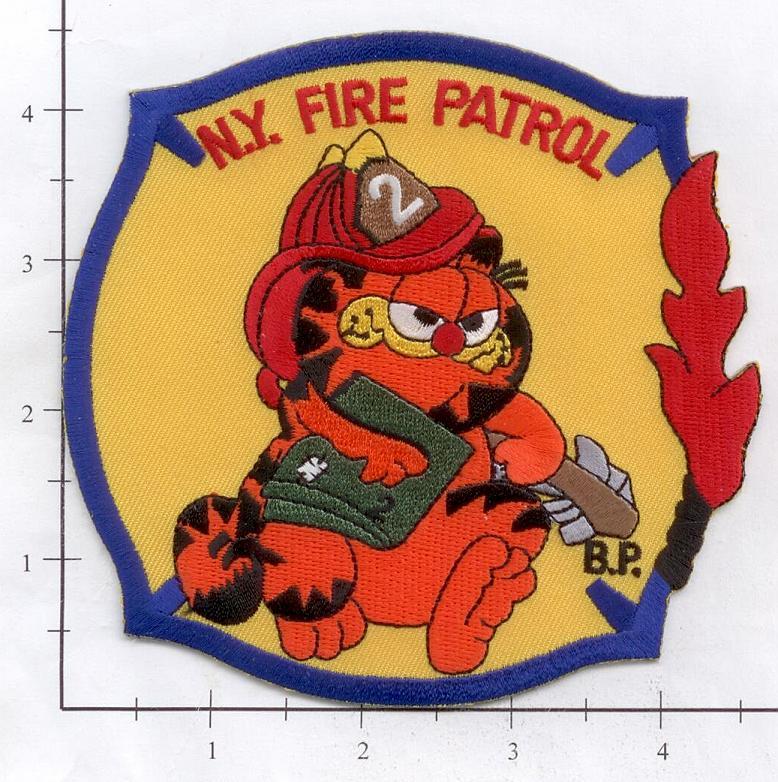 New York City NY Fire Dept Fire Patrol 2 Patch v7  Garfield
