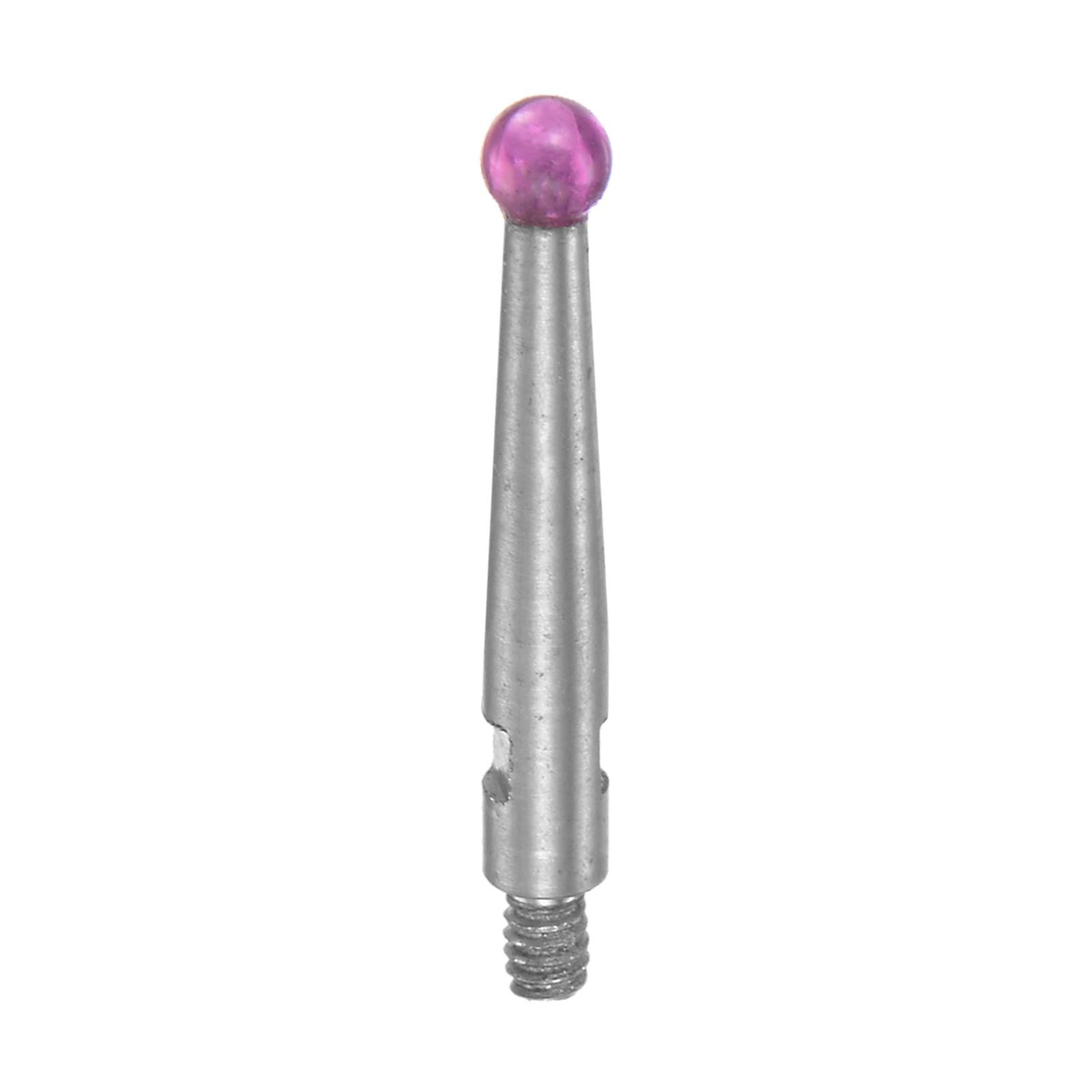 Dial Test Indicator Probe Lever 2.0mm Dia Ball Tip M1.4x0.3 Thread 0.58" Length